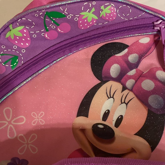 Disney Minnie Mouse School Backpack with matching Lunch Box - Picture 3 of 9